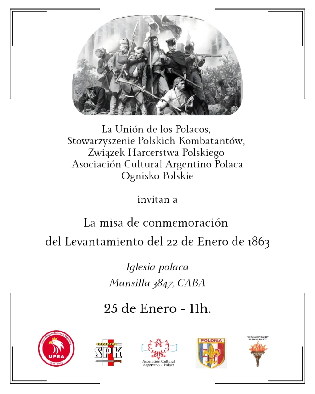 Misa por el Levantamiento de Enero de 1863